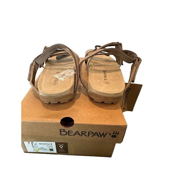 NIB Bear Paw Acacia Strappy Sandals Stone Size 9 - Picture 8 of 8